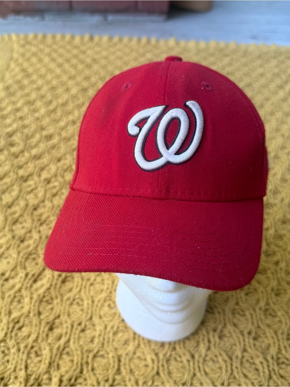 Washington Nationals Youth Boys Fitted Cap Hat One Size Red New Era Baseball MLB